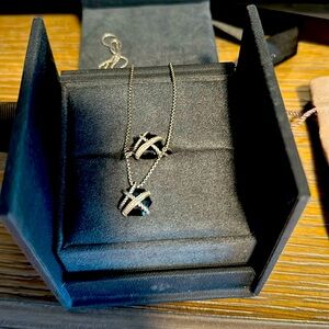 David Yurman adjustable necklace and ring